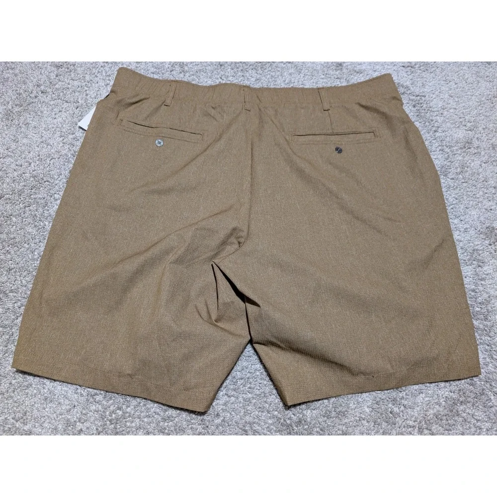 Swiss Tech Performance Shorts Mens 44 Brown Heather Performance Short‎ Golf New